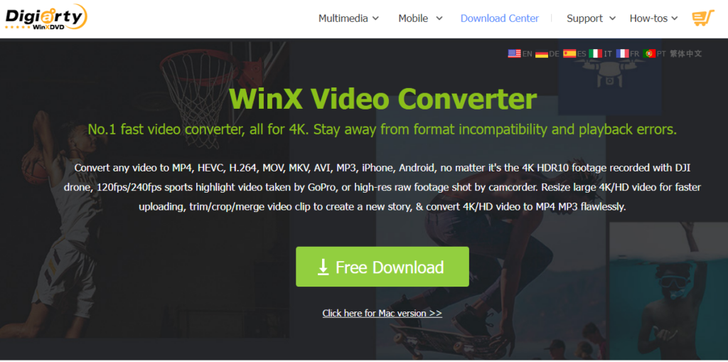 Winx Youtube to mp3 converter